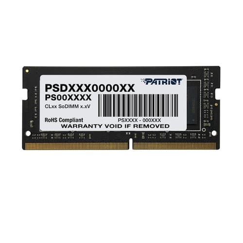 Модуль памяти SODIMM DDR4 4Gb PC21300 2666MHz Patriot Signature (PSD44G266681S)