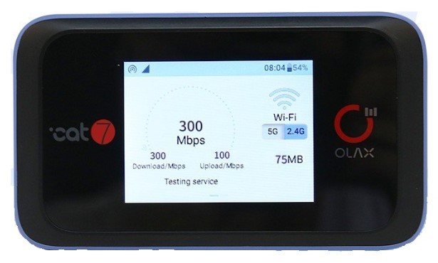 Мобильный Wi-Fi роутер 4G OLAX MT60 с аккумулятором, черный