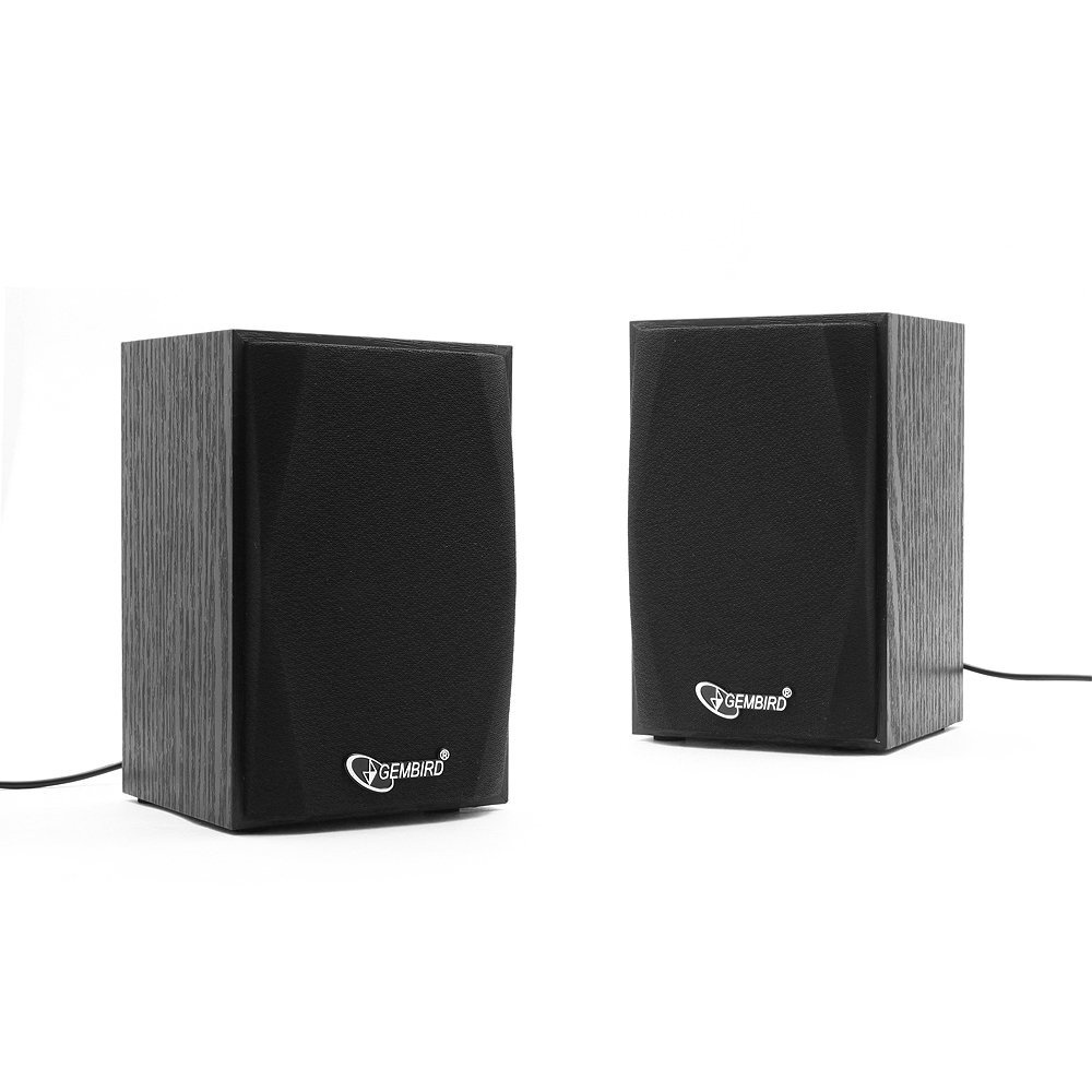 Акустика 2.0 Gembird SPK-201, МДФ, черный, USB