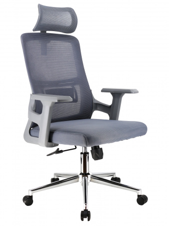 Кресло для руководителя Everprof EP-530 Grey сетка/ткань