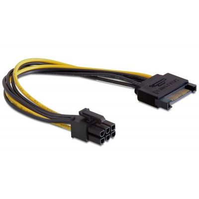 Кабель питания для видеокарты 6PIN на Sata, Cablexpert CC-PSU-SATA