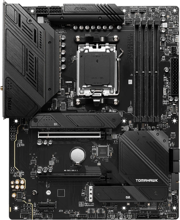 Материнская плата Socket AM5 MSI MAG B650 TOMAHAWK WIFI