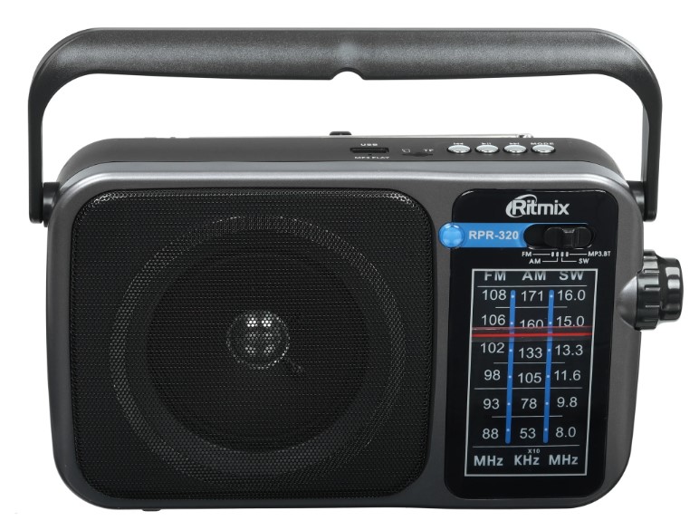 Радиоприемник Ritmix RPR-320, черный