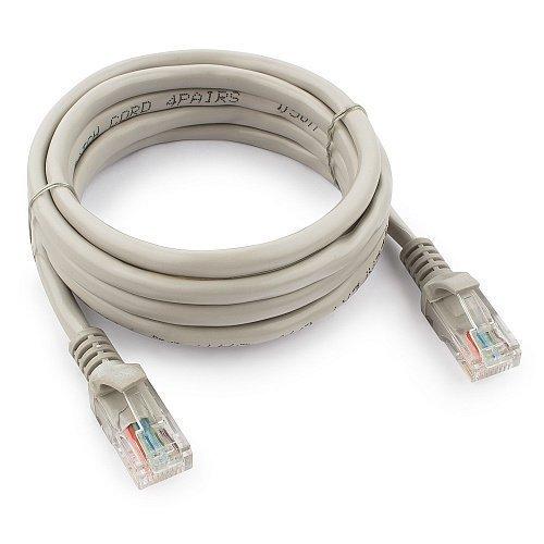 Патчкорд UTP Cablexpert PP12-2M кат.5e, 2м, литой, многожильный (серый)