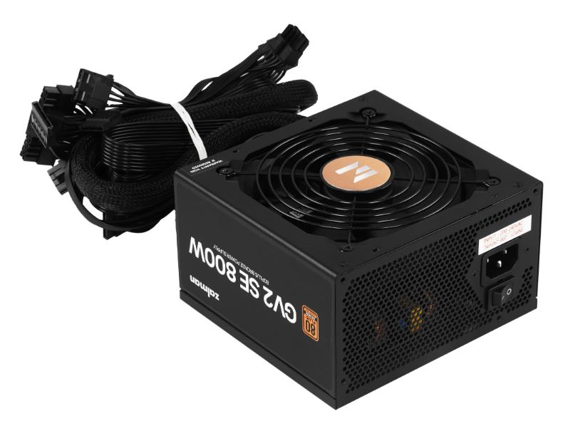 Блок питания 800W Zalman ZM800-GV2SE, 80+ Bronze
