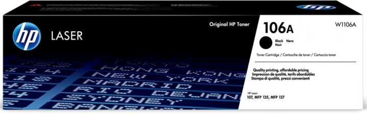 Картридж оригинальный 106А для HP Laser 107a/r/135a/HP Laser 107a/137fnw