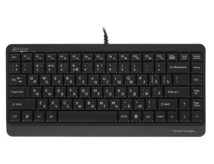 Клавиатура A4Tech Fstyler FK11 серый
