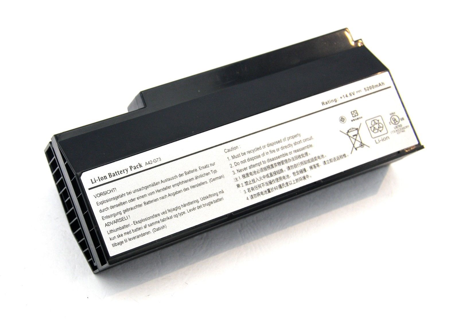 Аккумулятор для Asus (A42-G73) G73JH 5200mAh 14.8V
