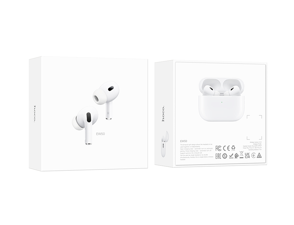 Bluetooth Гарнитура Hoco EW50, белый