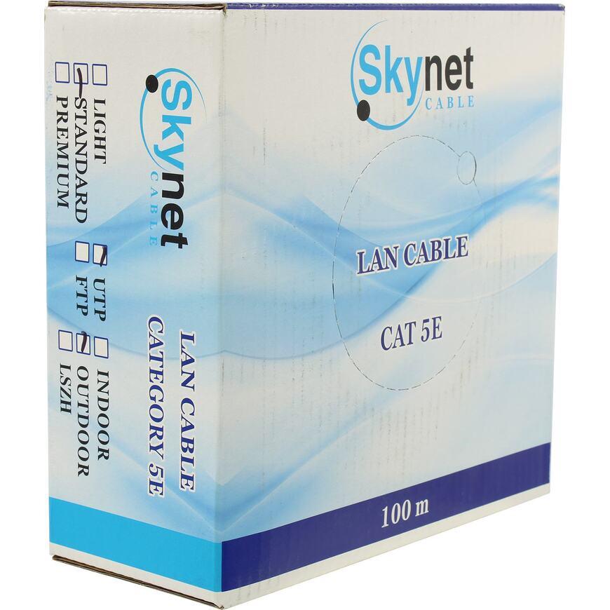 Кабель внешний витая пара Бухта 100м SkyNet Standart UTP5e 4pr ( 0.48mm) медь CSS-UTP-4-CU-OUT/100