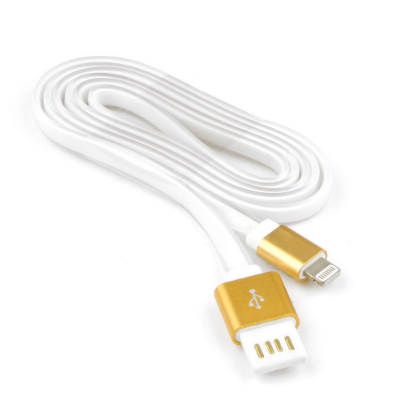 Кабель USB - Lightning Cablexpert CC-ApUSBgd1m, 1m, белый