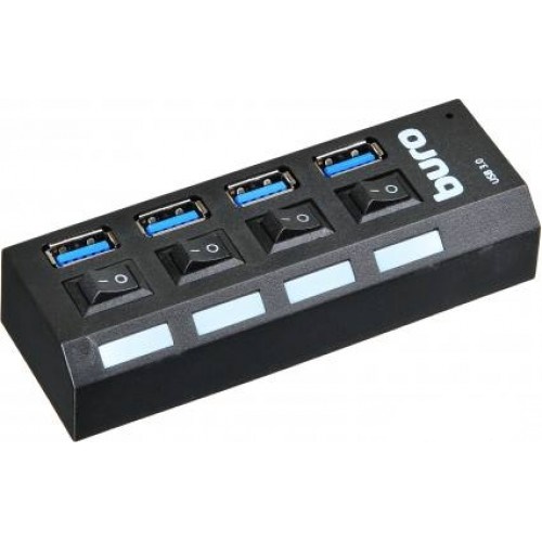 USB-концентратор Buro BU-HUB4-U3.0-L (4 порта USB 3.0)