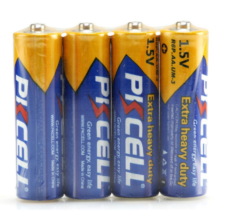 Батарейка PKCELL R6P-4S-4 AA, 4 шт пленка