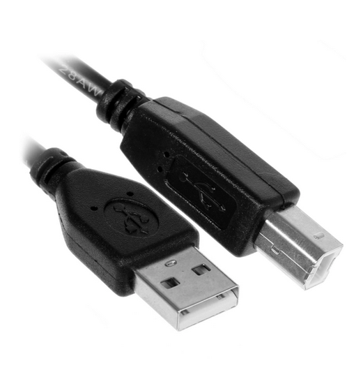 Кабель AM-BM, 3m, USB 2.0, Гарнизон GCC-USB2-AMBM-3M