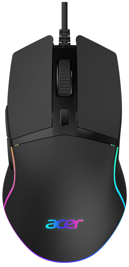 Мышь игровая Acer OMW121, USB, черный