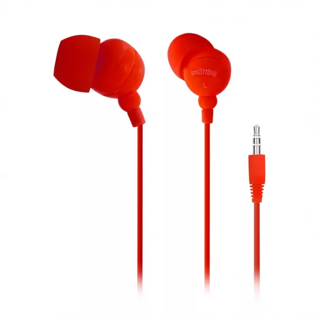 Наушники Smartbuy COLOR TREND, красный (SBE-3300)