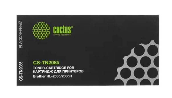 Картридж совместимый Cactus CS-TN2085 TN-2085 черный (1500стр.) для Brother HL-2035/2035R