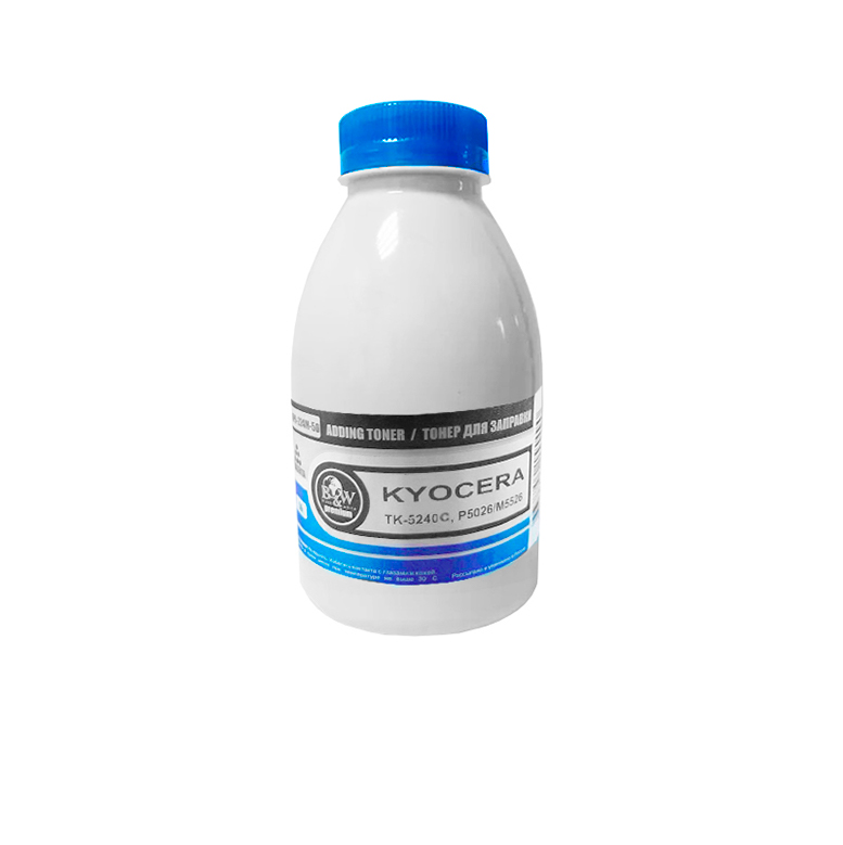Тонер B&W Premium для Kyocera TK-5240C, P5026/M5526 Cyan (фл. 50г) 3K