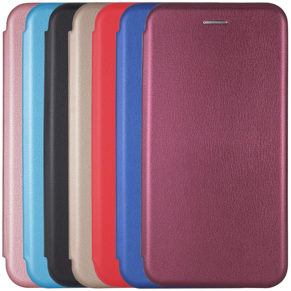 Чехол-книжка для смартфона Xiaomi Redmi 9A кож.зам с силиконом в ассортименте