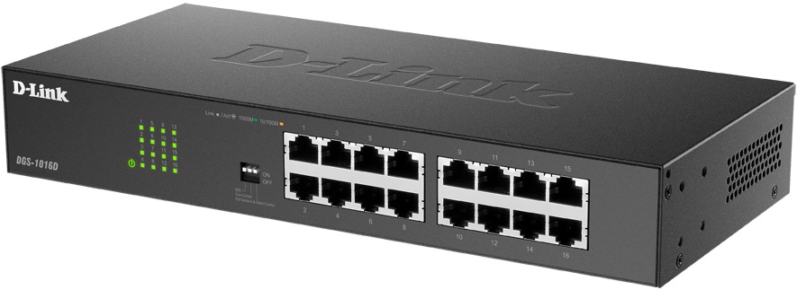 Коммутатор D-Link DGS-1016D/J1A