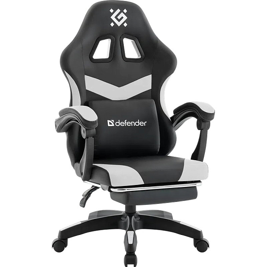 Кресло игровое Defender Runa PRO, черный/белый