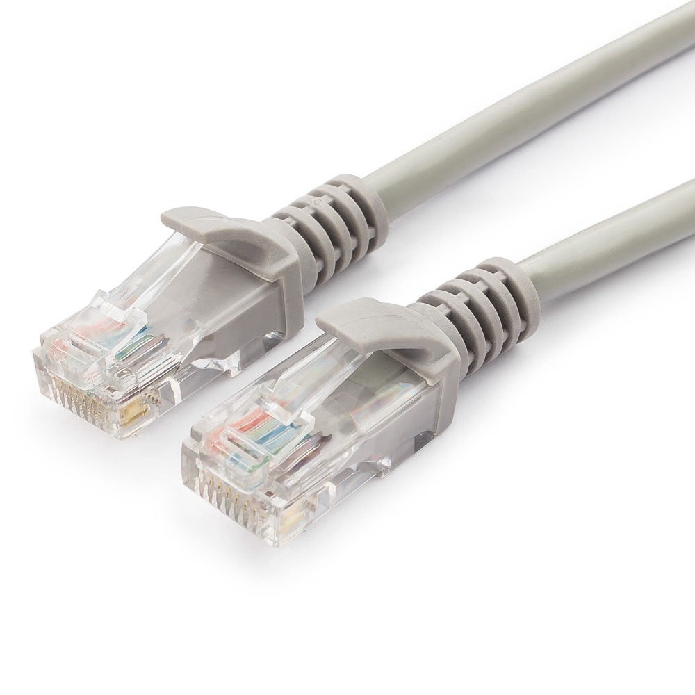 Патчкорд медный UTP Cablexpert PP10-50M кат.5e, 50м, литой, многожильный (серый)