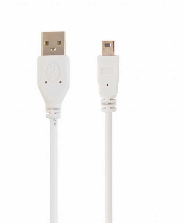 Кабель USB - miniUSB Gembird CC-USB2-AM5P-3 0.9m, серый