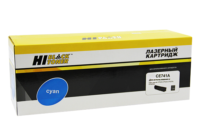 Картридж совместимый Hi-Black HB-CE741A (CLJ CP5220/ 5225/ 5225N/ 5225DN) C, 7,3K