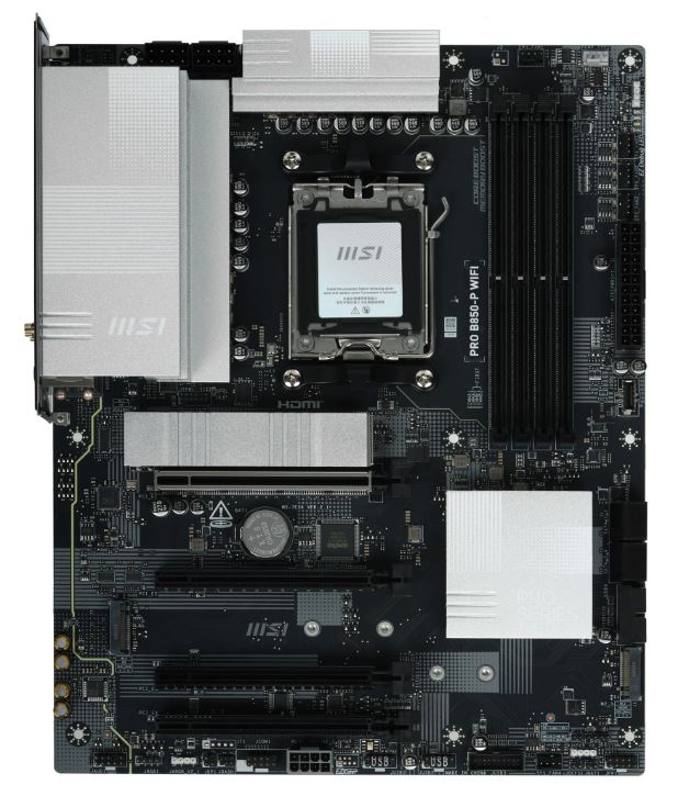 Материнская плата Socket AM5 MSI PRO B850M-P WIFI