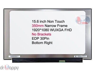 Дисплей 15.6" N156HCA-EAB WUXGA FHD (Slim LED, IPS,1920x1080,30pin,Right) без ушей