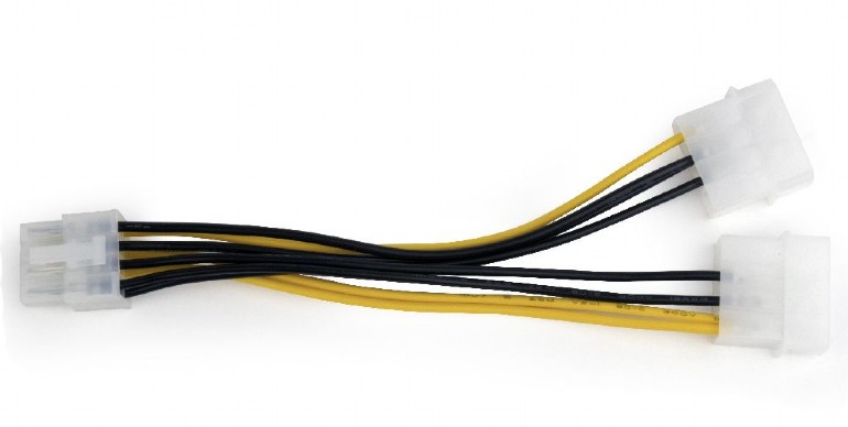 Кабель питания для видеокарты 8PIN на 2*Molex, Cablexpert CC-PSU-81