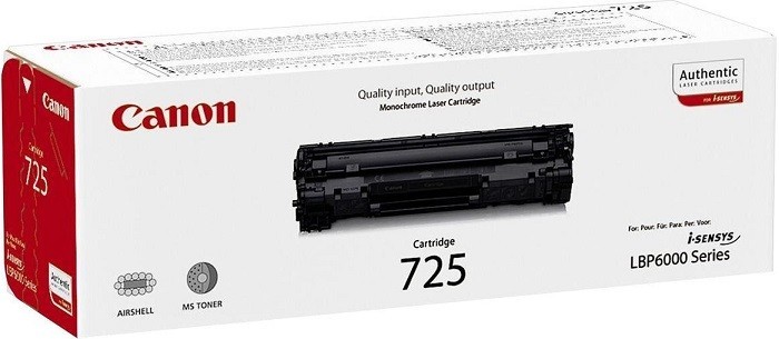 Картридж оригинальный Canon 725, черный