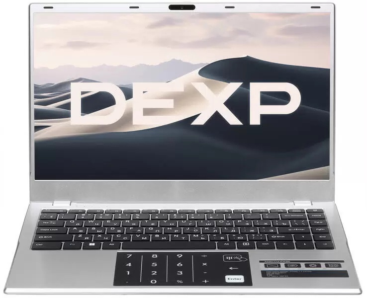 Ноутбук DEXP Aquilon C14-ICW300 14.1", IPS, Celeron N4020C/8/256/W11, серебристый