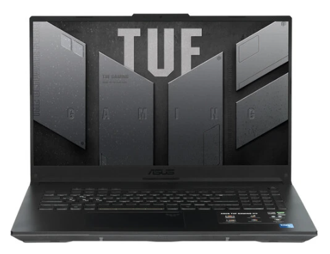 Ноутбук ASUS TUF Gaming F17 (FX707VJ-HX015) 17.3", IPS, i5-210H/16/512/RTX3050, серый