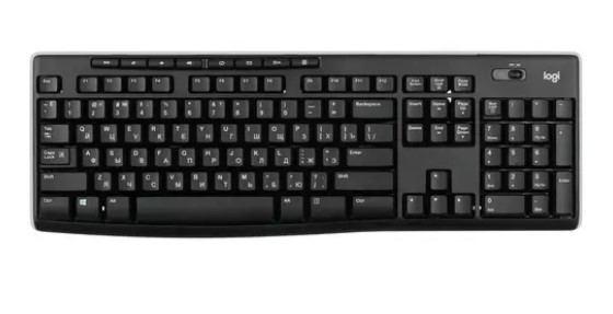 Клавиатура беспроводная Logitech K270, черный