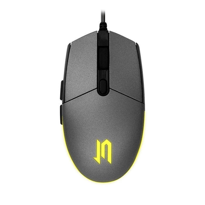 Мышь проводная Jet.A Comfort OM-U55 LED серая, USB