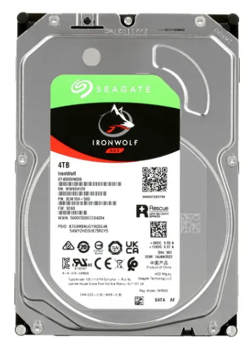 Жесткий диск 3.5" 4Tb Seagate IRONWOLF (ST4000VN006)