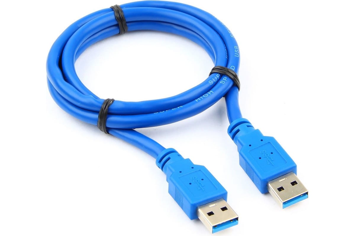 Кабель AM-AM, 1m, USB 3.0, Cablexpert CCP-USB3-AMAM-1M