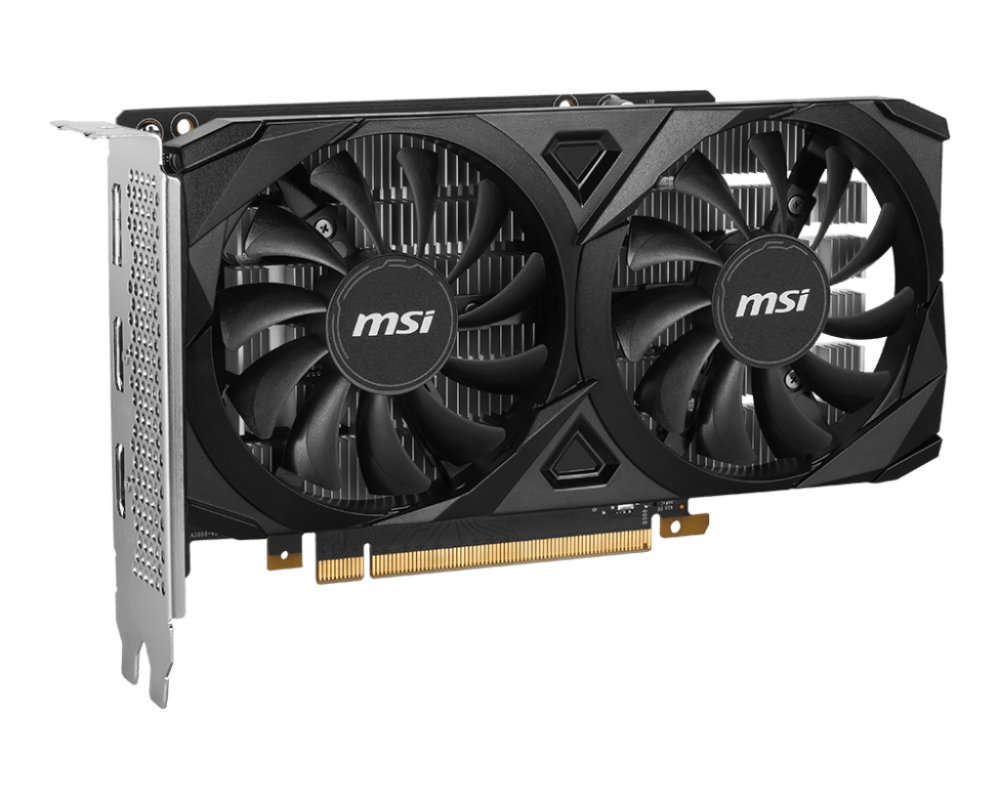 Видеокарта PCI-E 4.0 6Gb GeForce RTX 3050 MSI VENTUS 2X E 6G OC