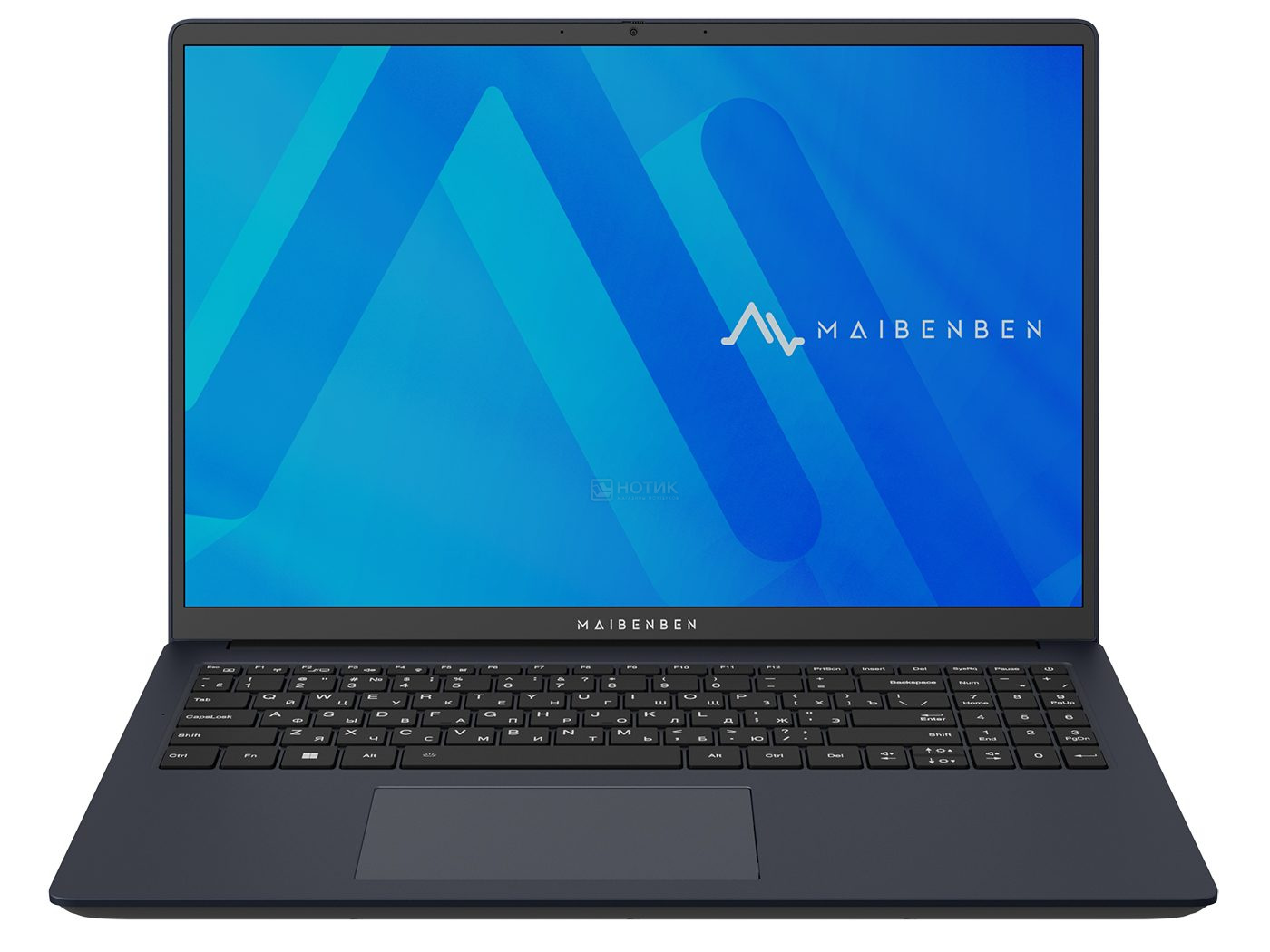 Ноутбук Maibenben M17A (M17A-R574UMF1SLURE3) 17.3", IPS, R5-7430U/16/512, синий (мышка + коврик)