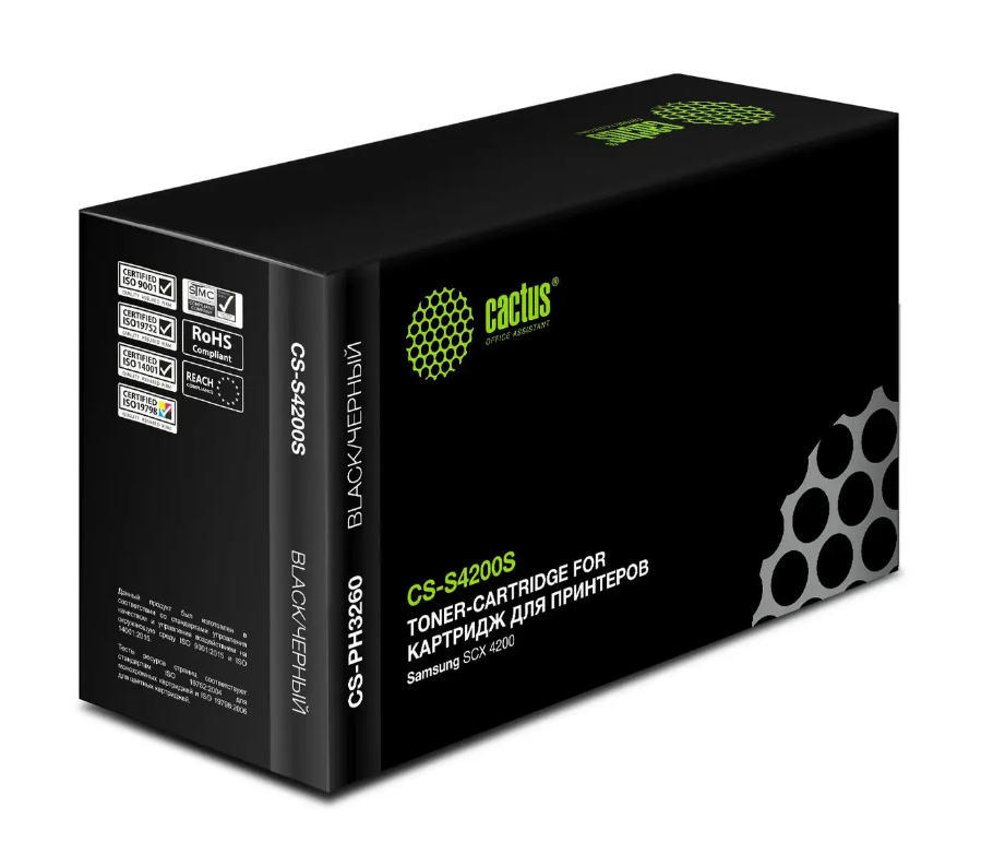 Картридж совместимый Cactus CS-S4200S (SCX-D4200A) для Samsung (SCX-D4200), 3K