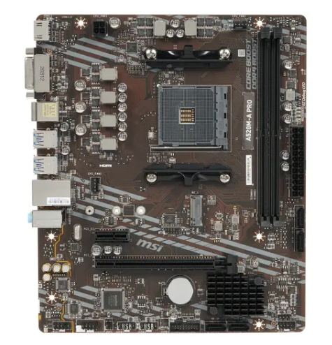 Материнская плата Socket AM4 MSI A520M-A PRO