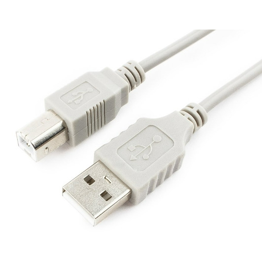 Кабель AM-BM, 4.5m, USB 2.0, Pro Cablexpert CC-USB2-AMBM-15-N серый
