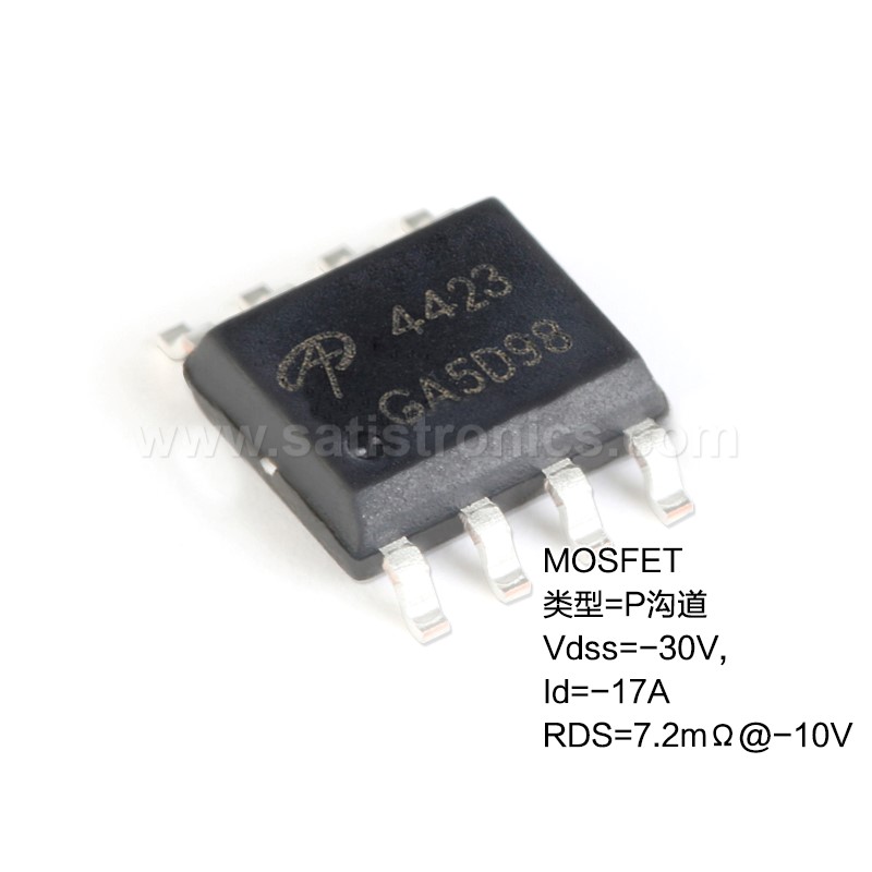 Транзистор AO4423 4423 P-Channel MOSFET 30V 17A