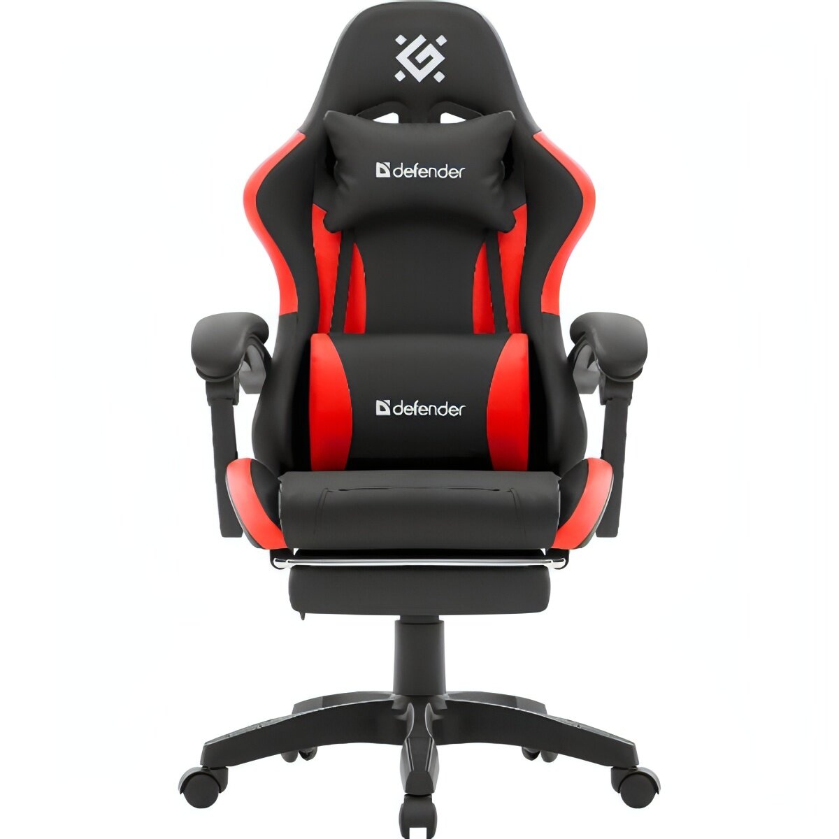 Кресло игровое Defender Batiz, черный/красный