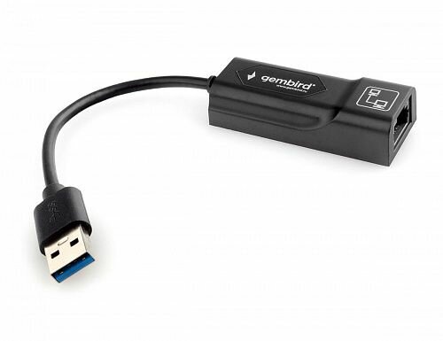 Проводной сетевой USB LAN адаптер Gembird NIC-U5, RJ45 100/1000Mbps USB 3.0