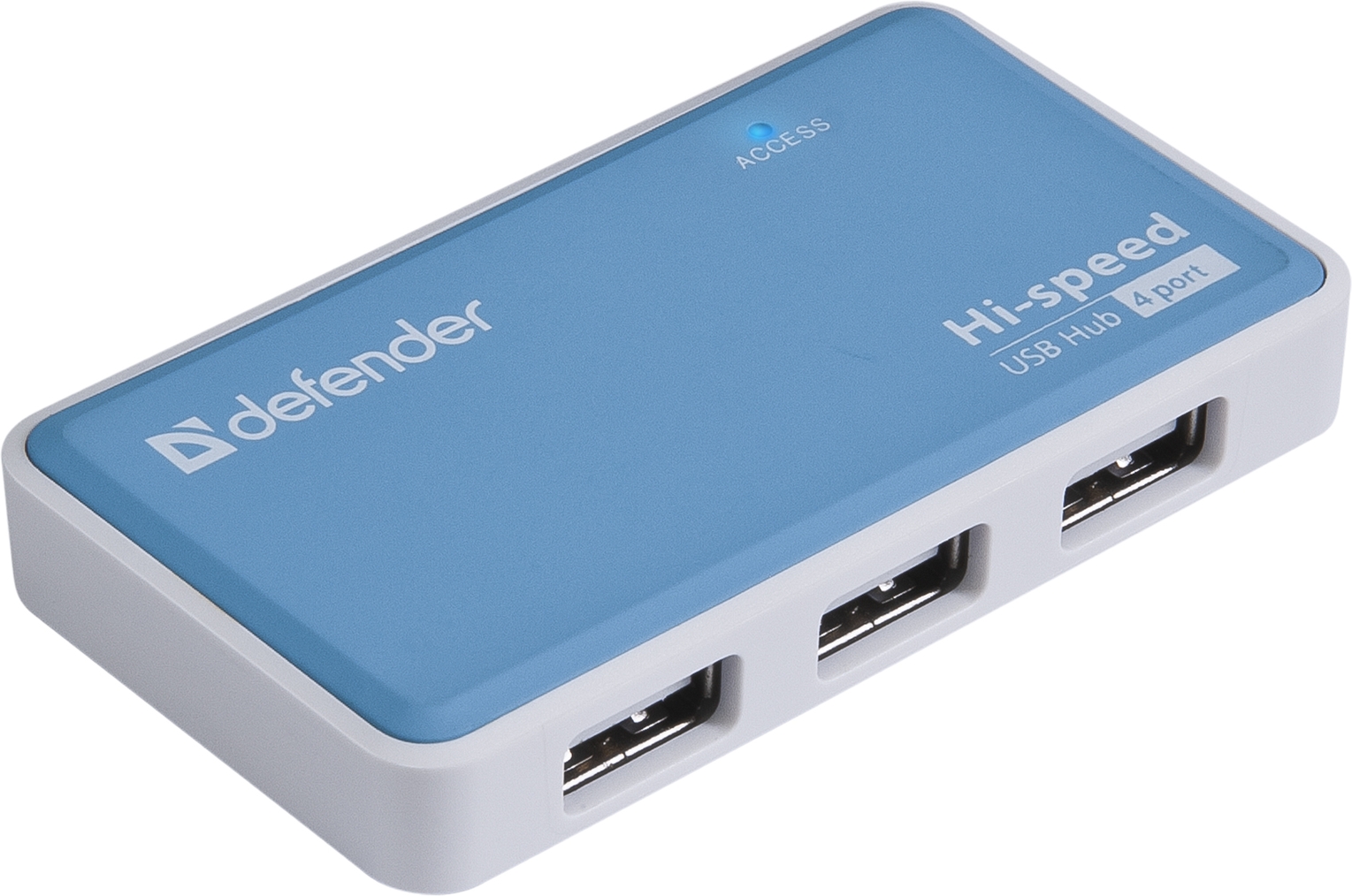 USB-концентратор Defender Quadro Power USB 2.0, 4 порта, БП 5V, 2.0А