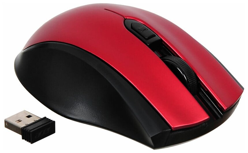 Мышь беспроводная Acer OMR032 черный/красный