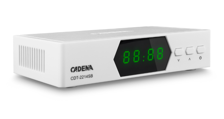 Цифровой приемник ТВ CADENA CDT-2214SB DVB-T2 белый