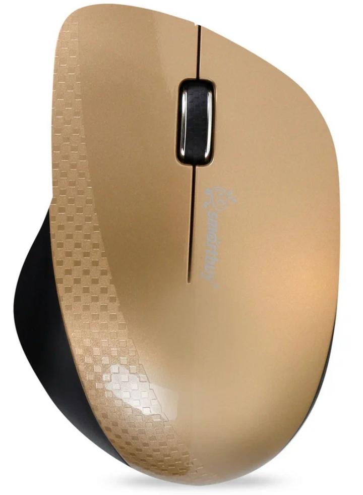 Мышь беспроводная Smartbuy 309AG, USB, золотой металлик